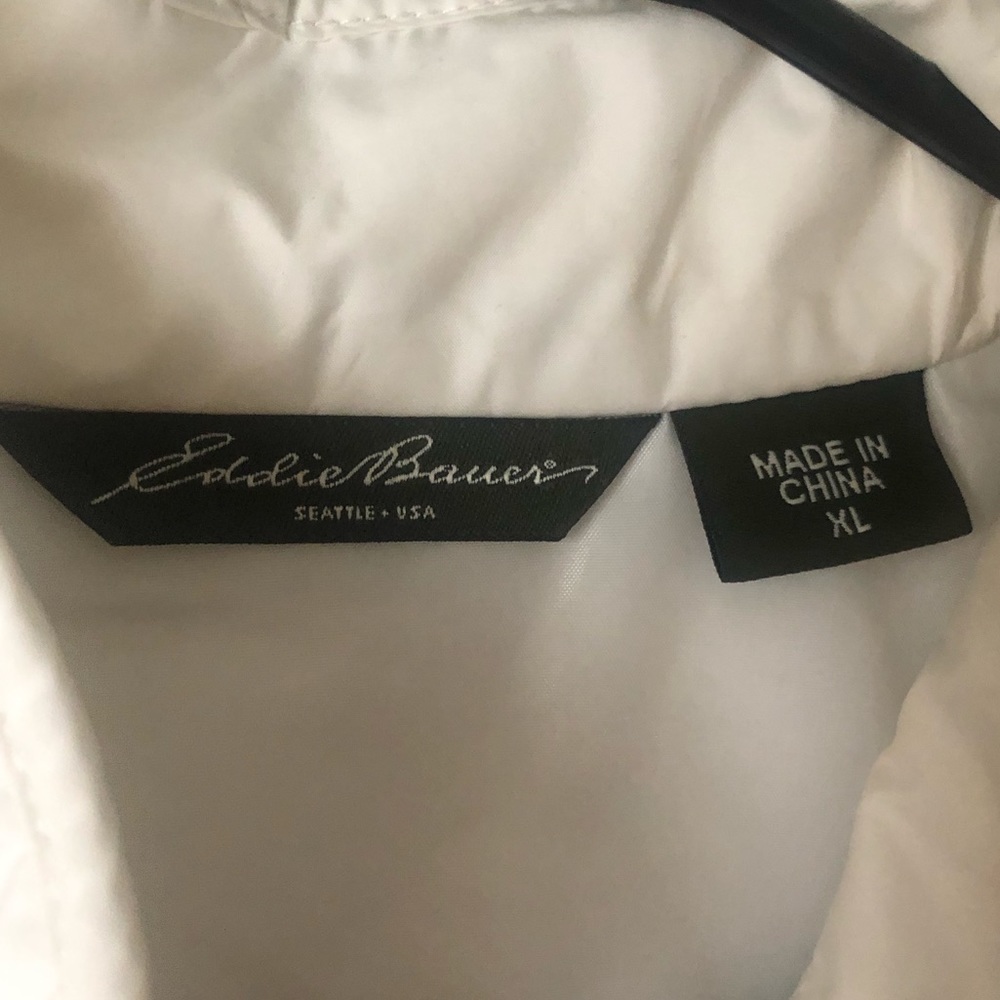 Eddie Bauer White Stylish Puffer Vest - Picture 8 of 8